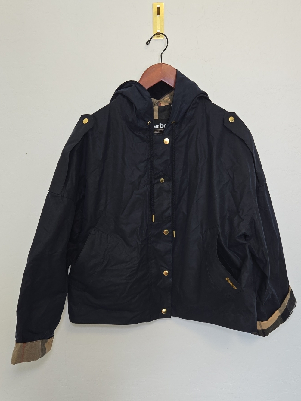 BARBOUR 
Ryedale Waxed Cotton Jacket SZ:8 - Picture 6 of 14